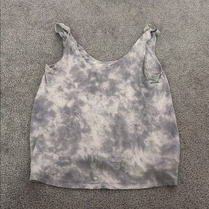 American Eagle Gray Tie-Dye Women's Top